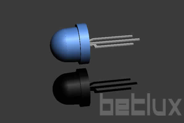 8mm Bi-color LED diode, 3 pin