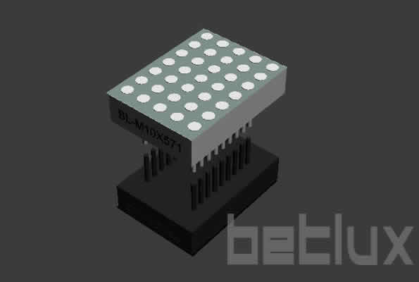 dot matrix LED 2.54mm 5x7