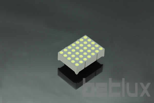 1.2 inch height 5x7 LED dot matrix