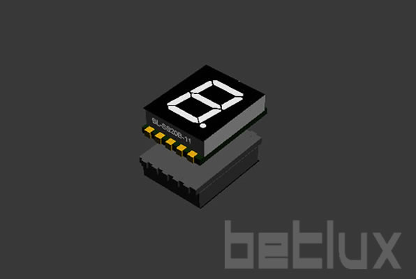 SMD seven segment display 0.2 inch