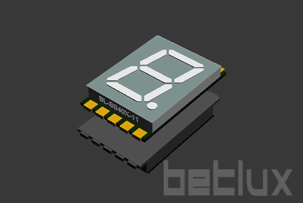 SMD seven segment display 0.4 inch